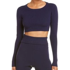 women Cynthia Rowley Noah Cropped Top