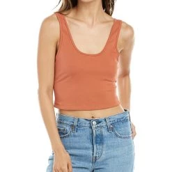 women Dress Forum Double Scoop Tank Top