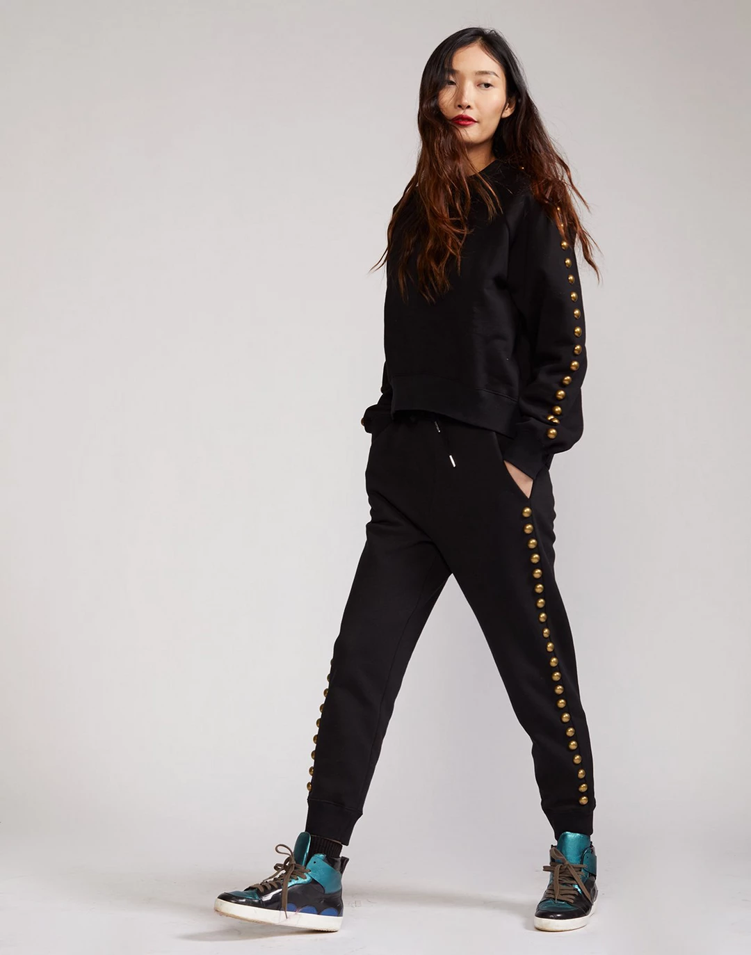 Cynthia Rowley women Studded Sweatpant 8 Cynthia Rowley women Studded Sweatpant - Image 6
