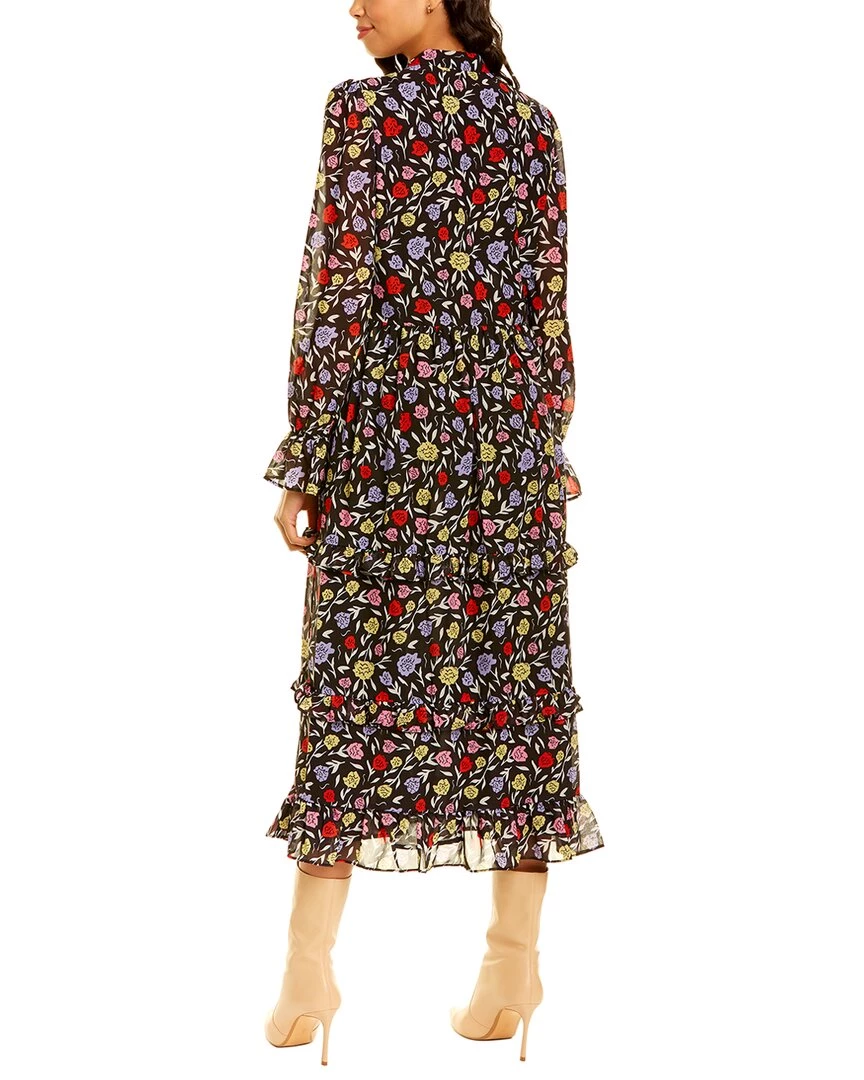 women Olivia Rubin Florence Tiered Midi Dress 4 women Olivia Rubin Florence Tiered Midi Dress - Image 2