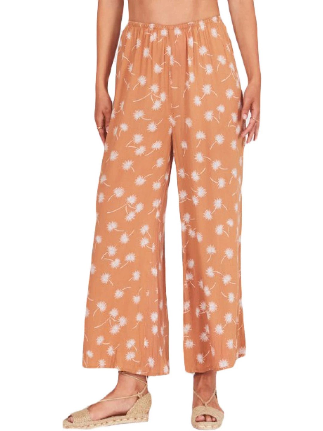 Amuse Society Barefoot Womens Printed Viscose Wide Leg Pants 3 Amuse Society Barefoot Womens Printed Viscose Wide Leg Pants