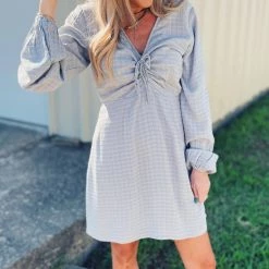 Amuse Society women Faye Long Sleeve Woven Dress in Blue -Dress Forum Sales 9d35922803834c10b21ec5555db9ff91 1080x