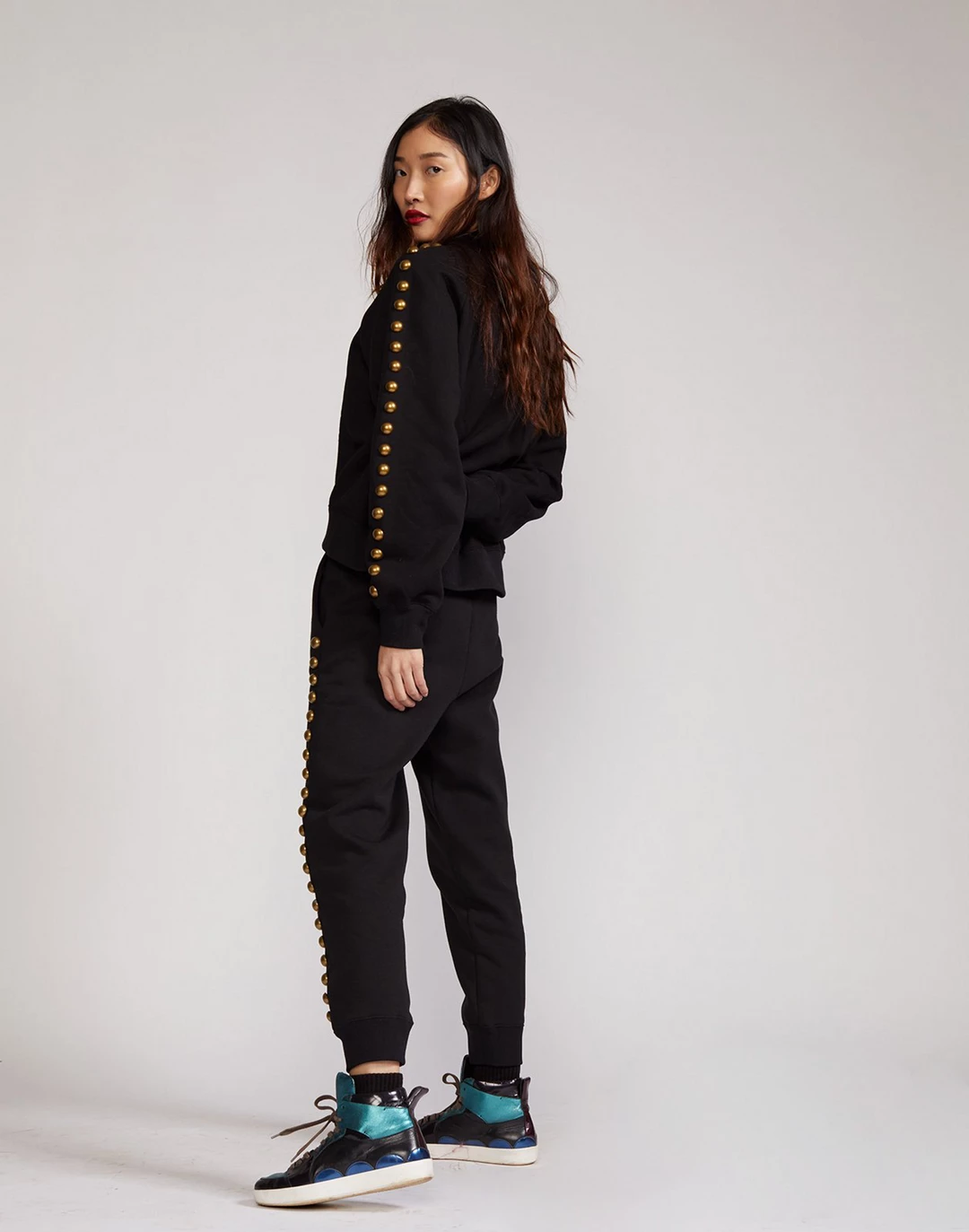 Cynthia Rowley women Studded Sweatpant 4 Cynthia Rowley women Studded Sweatpant - Image 2