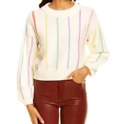 women Olivia Rubin Hallie Cropped Sweater