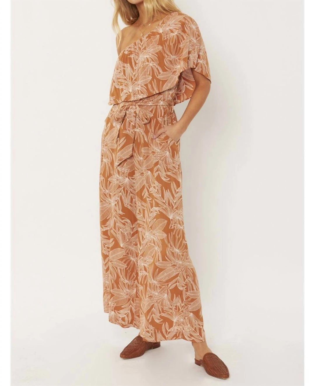 Amuse Society women Matilda Woven Jumper in Rum 3 Amuse Society women Matilda Woven Jumper in Rum